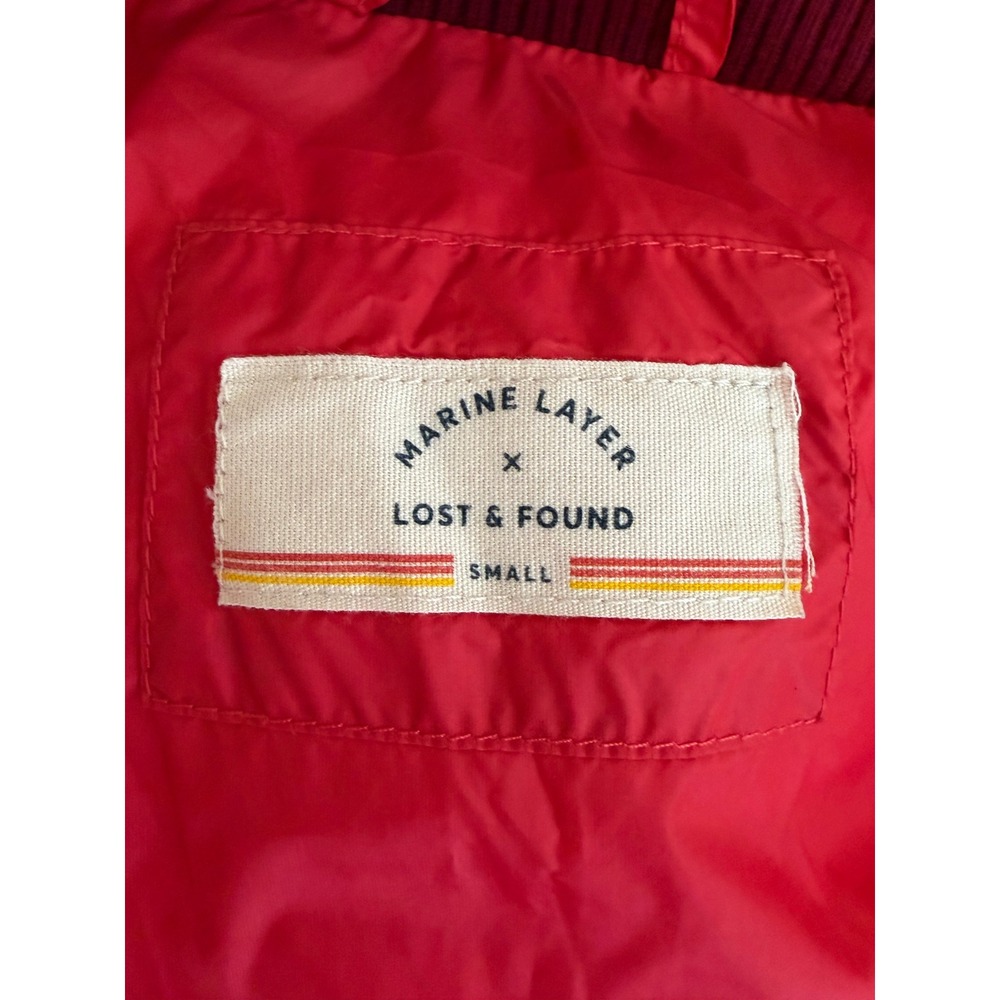Marine Layer x Lost & Found Rainbow Après Down Puffer Jacket Small - Picture 6 of 9